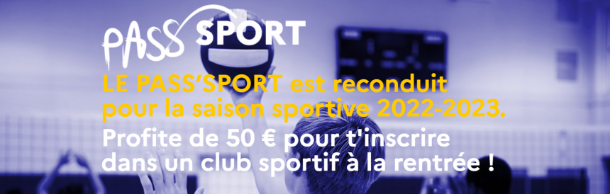 Passsport Dispositif Reconduit Pour La Saison District