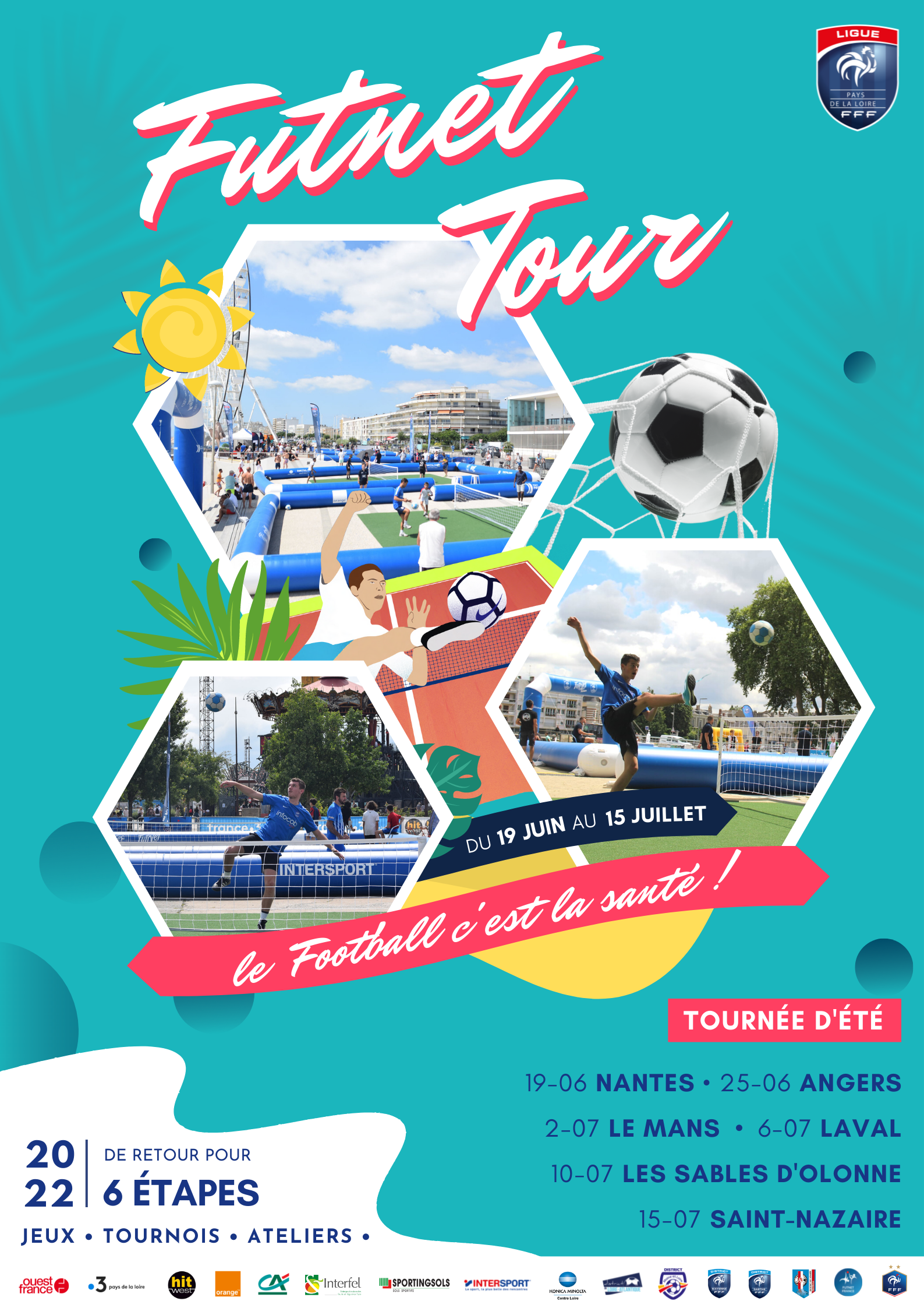 Futnet Tour » : Le Football en Marchant en pleine lumière ! – Ligue de  Football des Pays de la Loire