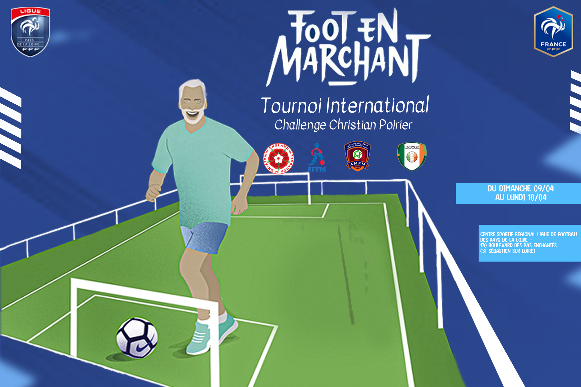 Futnet Tour » : Le Football en Marchant en pleine lumière ! – Ligue de  Football des Pays de la Loire