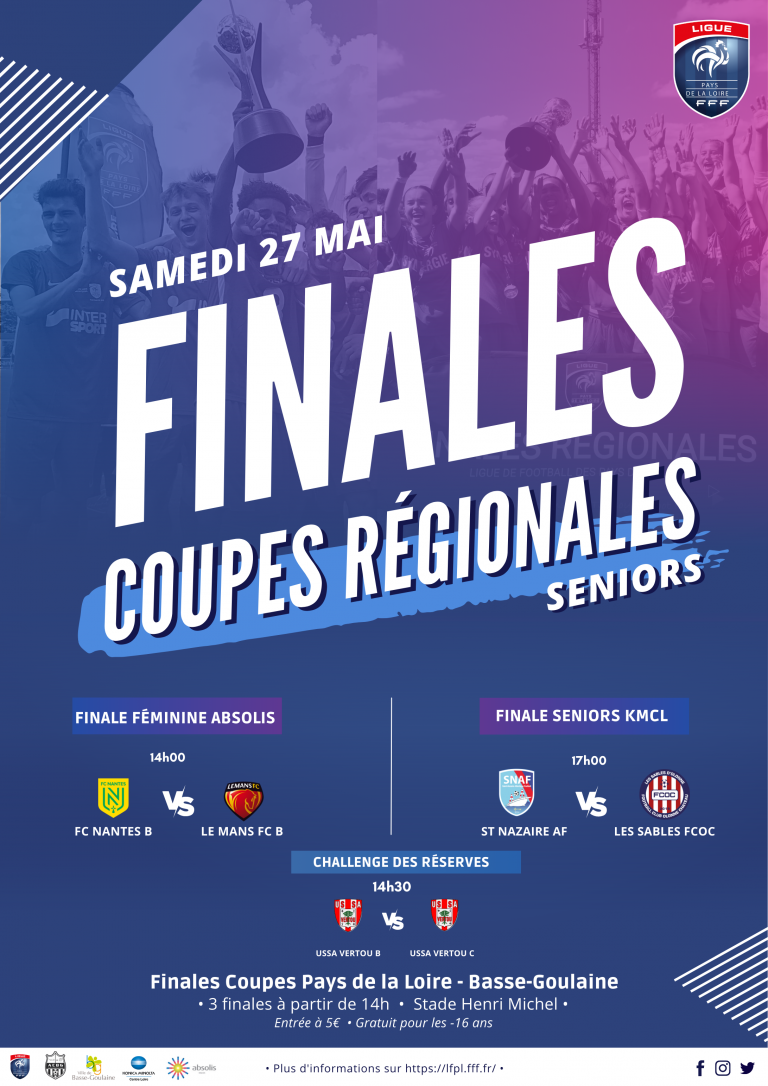 Les Finales Régionales Seniors Samedi à Basse Goulaine Ligue De Football Des Pays De La Loire 8273